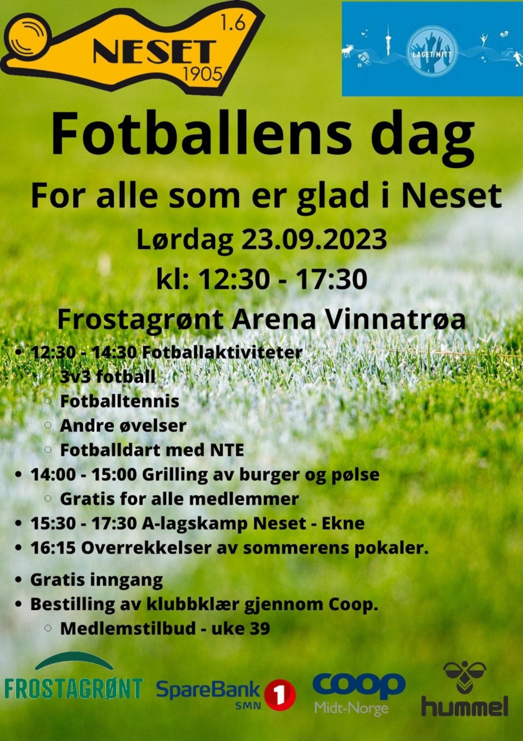 Velkommen til Fotballens dag 23. september!